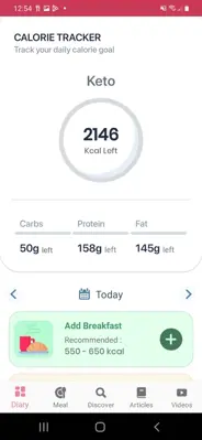 Keto Diet - Weight Loss App android App screenshot 1